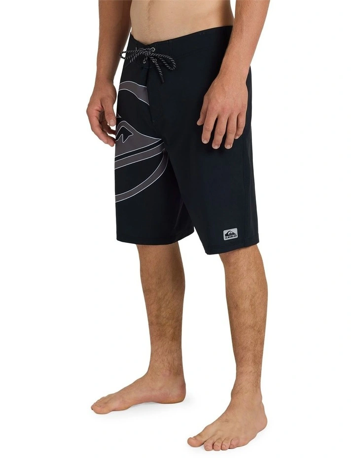 Silicon 21 Inch Boardshorts in Black image 3