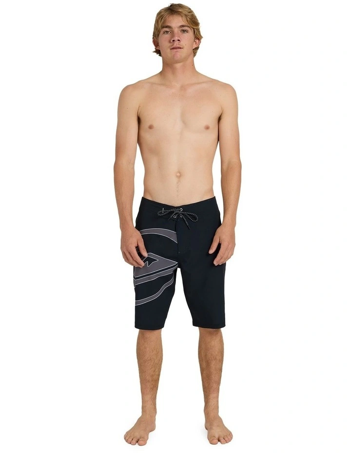 Silicon 21 Inch Boardshorts in Black image 5