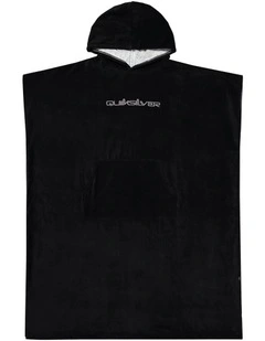 Core Hooded Towel in Jet Black