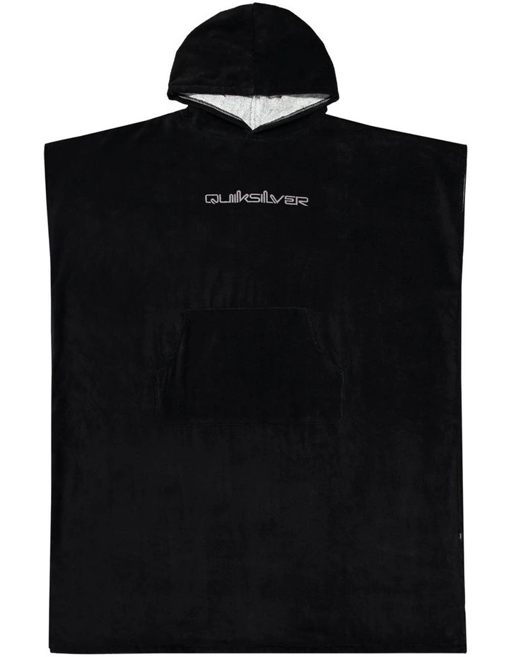 Core Hooded Towel in Jet Black image 1