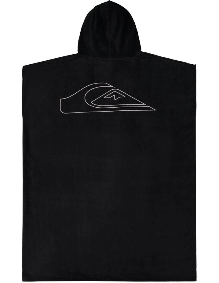Core Hooded Towel in Jet Black image 2