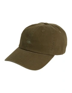 Rad Splatter Dad Cap in Dark Olive