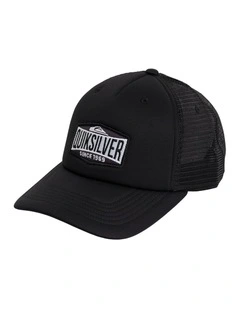 Decades Foam Trucker Cap in Black