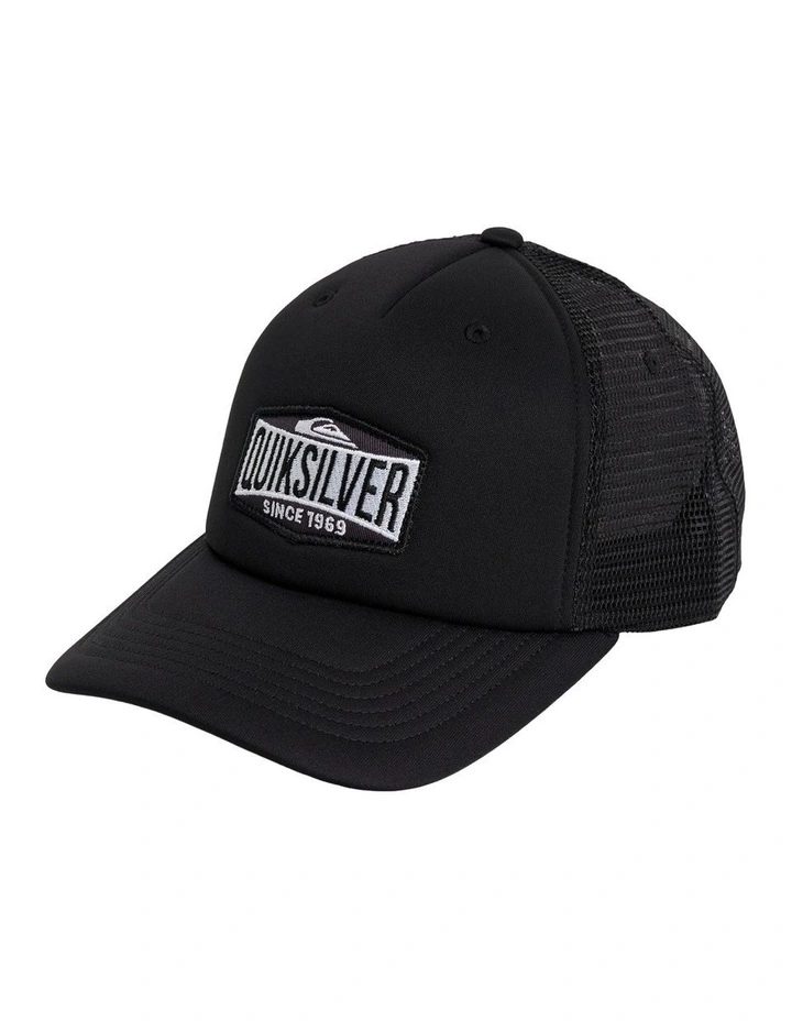Decades Foam Trucker Cap in Black image 1