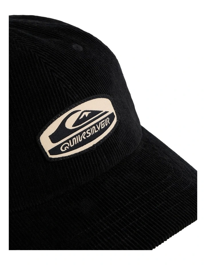 Decades Strapback Cap Cap in Black image 3