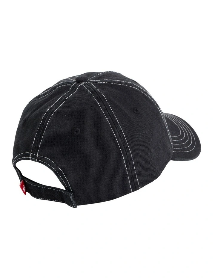 YG 5 Panel Cap in Black image 2