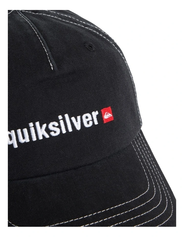 YG 5 Panel Cap in Black image 3