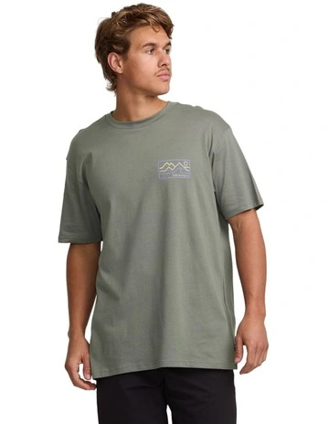 Range Short Sleeve Tee in Grey