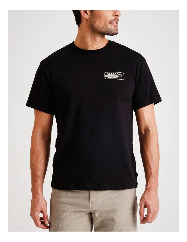 Trademark Short Sleeve T-shirt in Black image 1