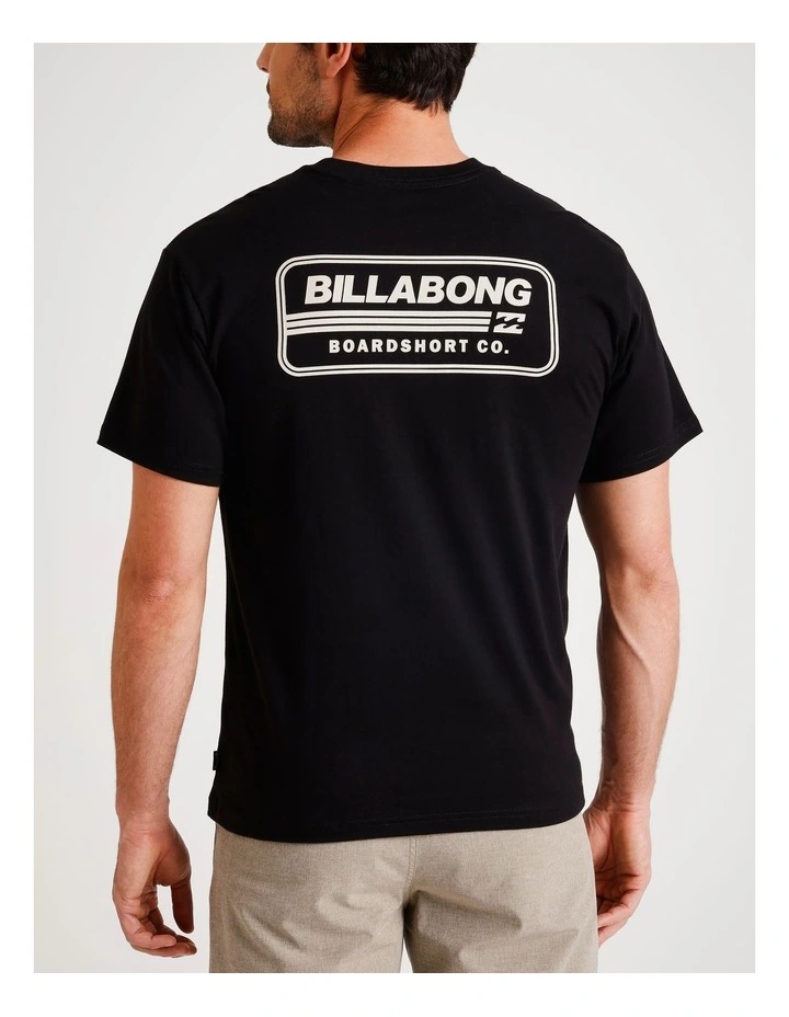 Trademark Short Sleeve T-shirt in Black image 3