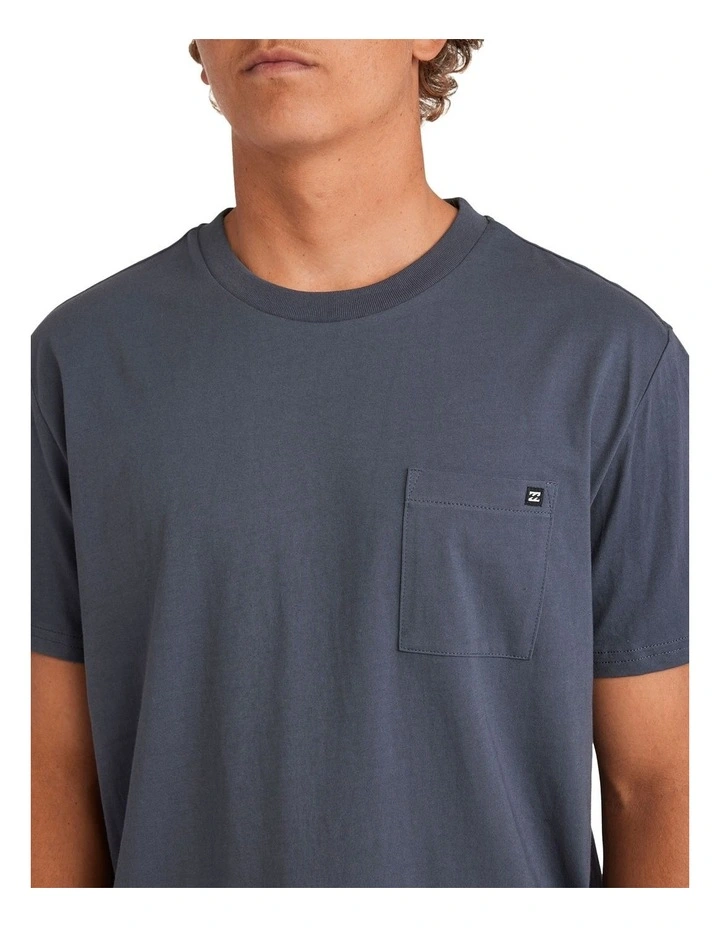 Premium Pocket Short Sleeve T-shirt in Midnight image 4