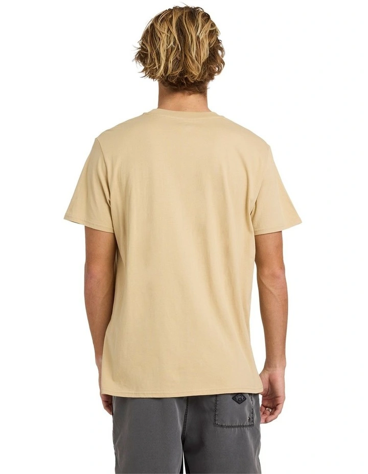 Premium Pocket T-shirt in Beige image 2