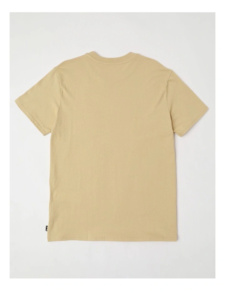 Premium Pocket T-shirt in Beige image 3