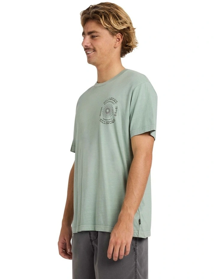Sunrise Premium T-shirt in Mineral Blue image 3
