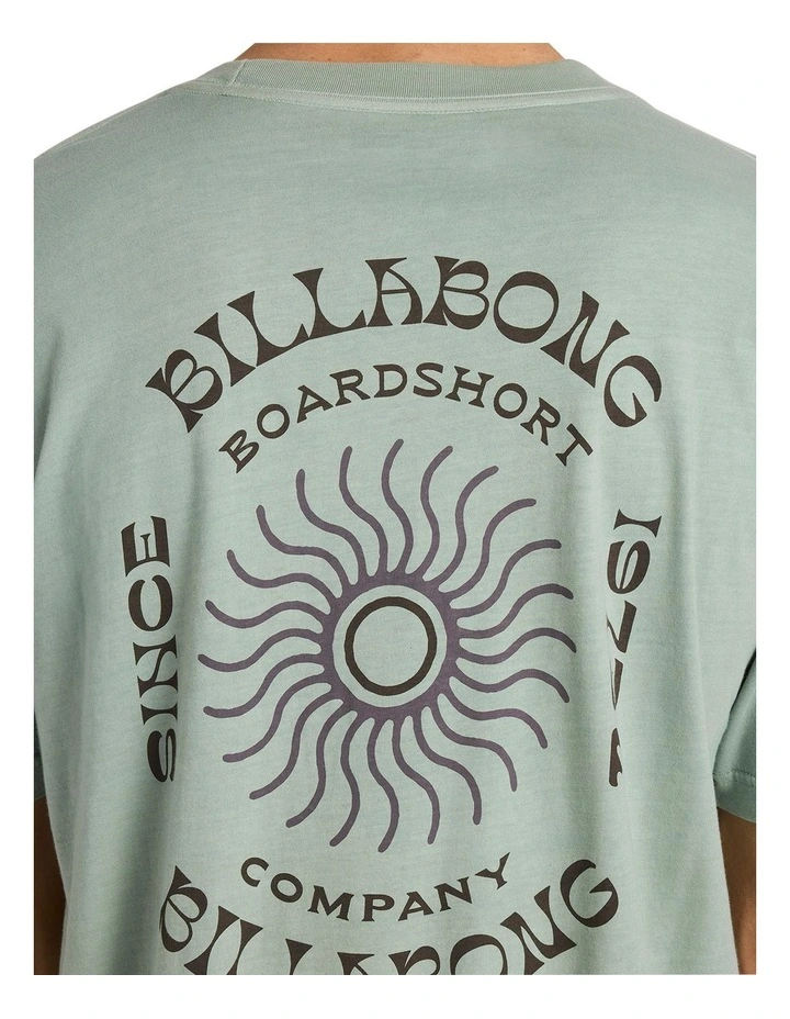 Sunrise Premium T-shirt in Mineral Blue image 4