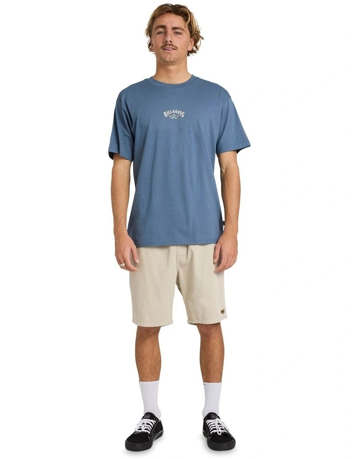 Rose Arch Regular T-Shirt in Blue image 5