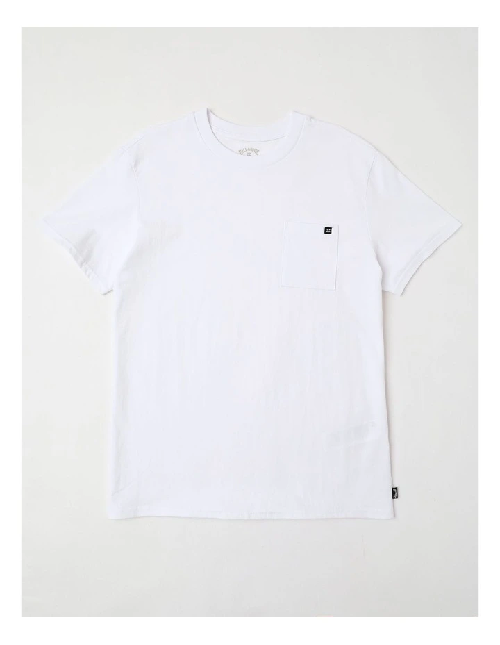Premium Pocket T-shirt in White image 1
