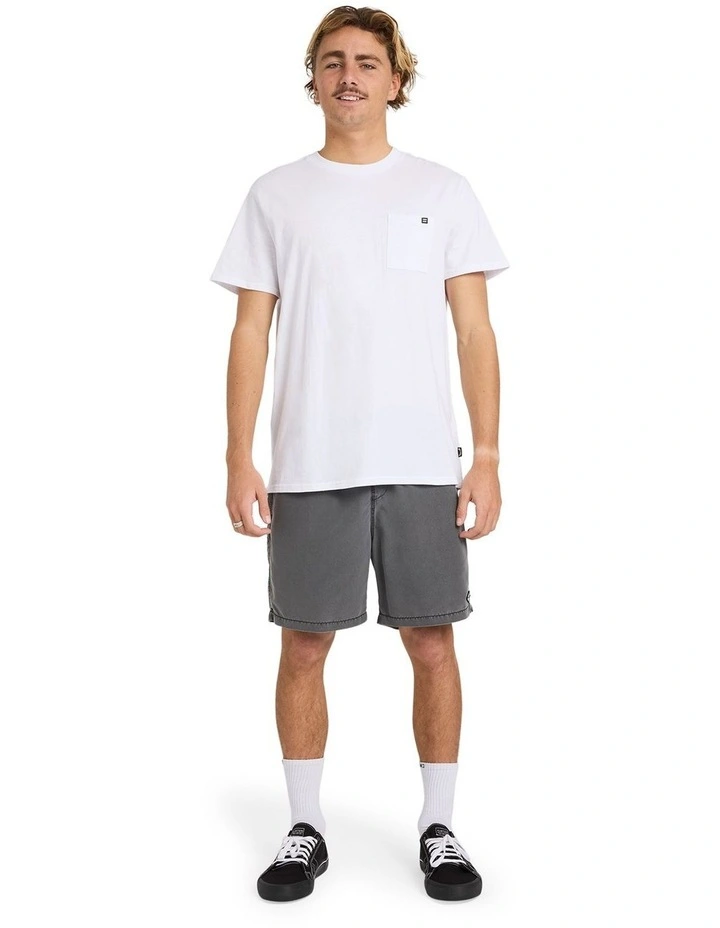 Premium Pocket T-shirt in White image 5
