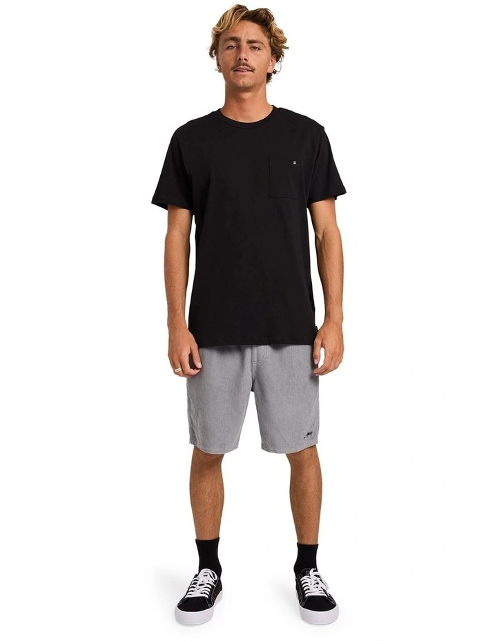 Premium Pocket Short Sleeve T shirt in Black image 5