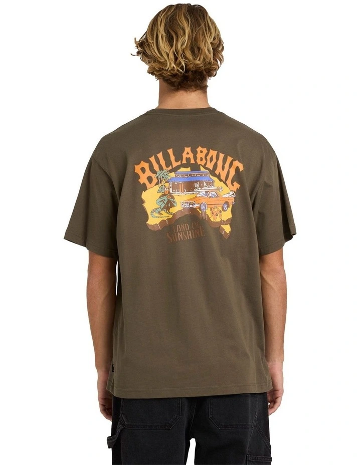 Land Of Sunshine T-shirt in Green image 2