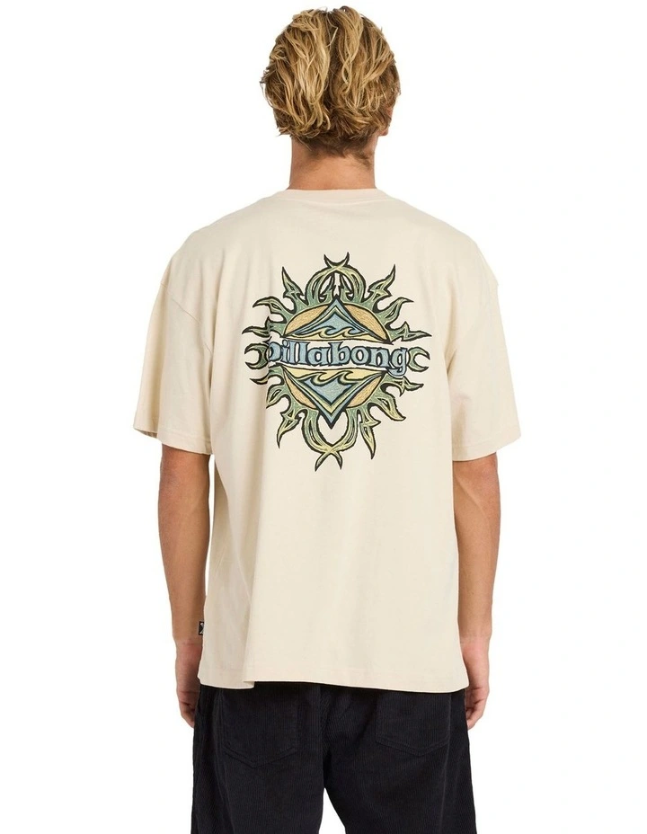 Solar Flare T-shirt in Cream image 2