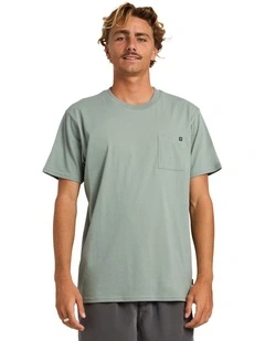 Premium Pocket T-Shirt in Silt Green