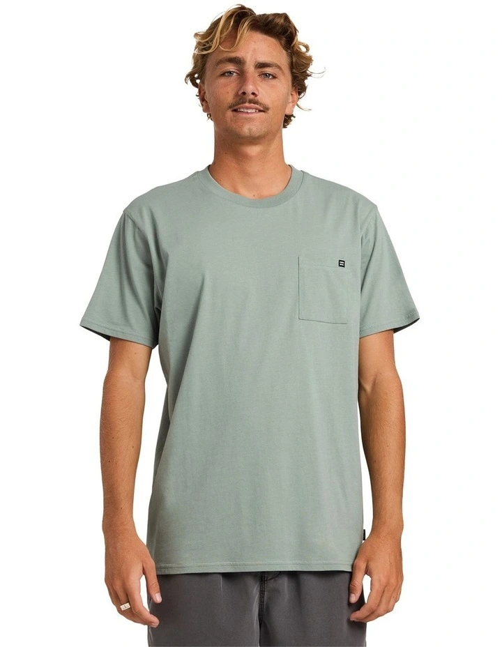 Premium Pocket T-Shirt in Silt Green image 1