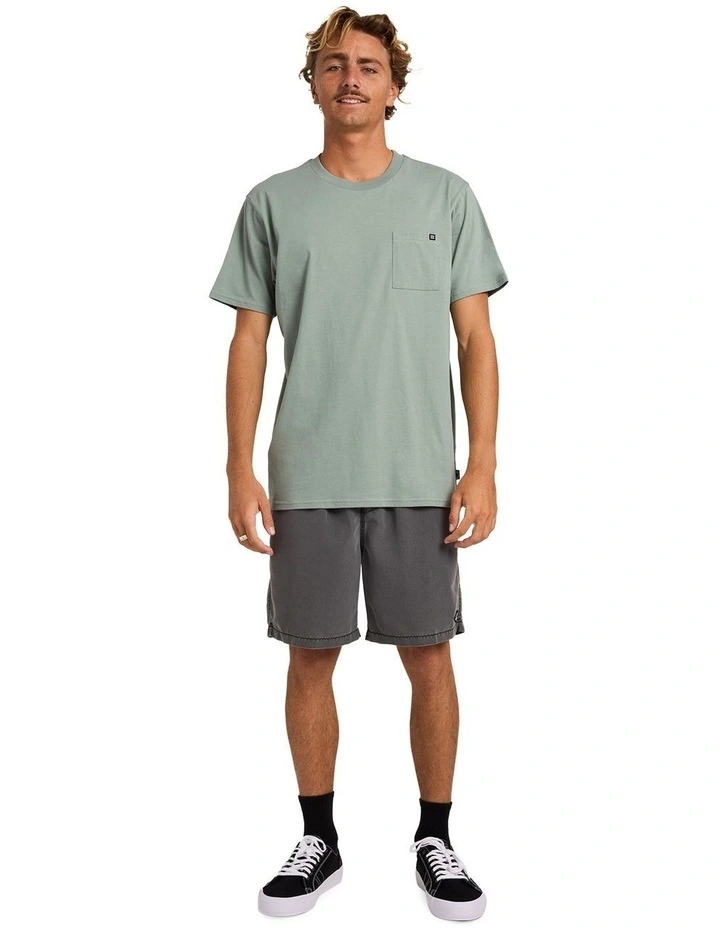 Premium Pocket T-Shirt in Silt Green image 5