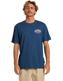 Reverse Premium T-Shirt in Dark Denim
