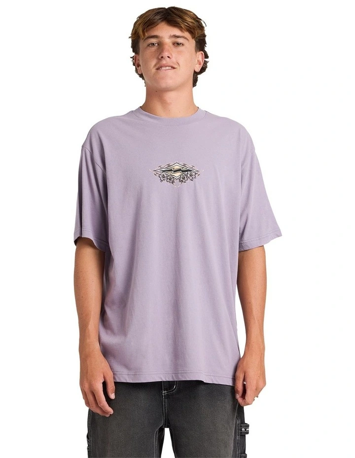 Biscus Og T-Shirt in Purple Ash image 1