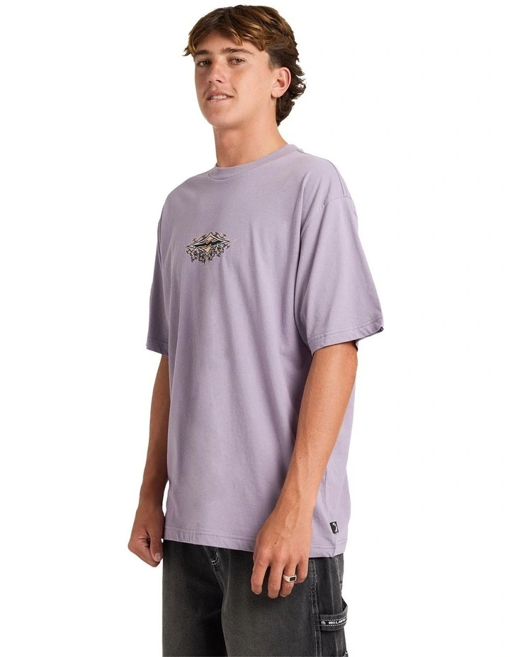 Biscus Og T-Shirt in Purple Ash image 3