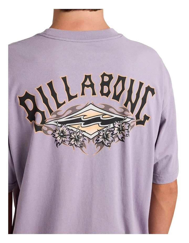 Biscus Og T-Shirt in Purple Ash image 4