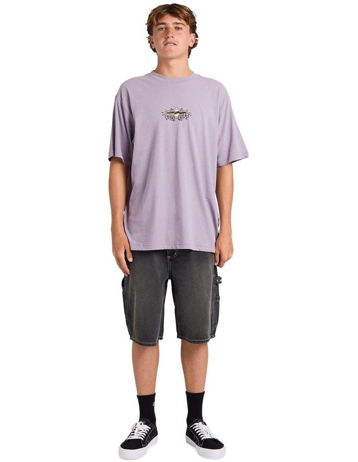 Biscus Og T-Shirt in Purple Ash image 5