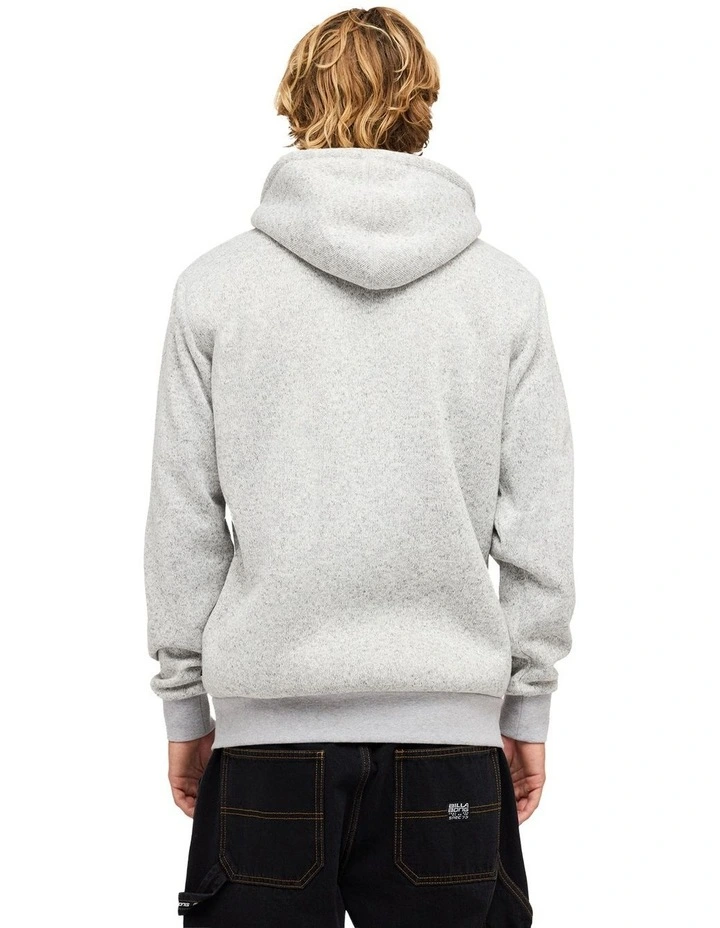 Revolt Zip Thru Hood in Grey image 2