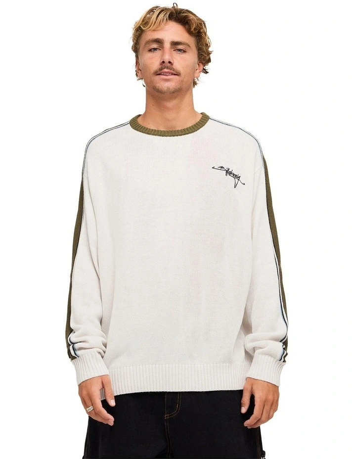 Script Sweatshirt in Silver image 1
