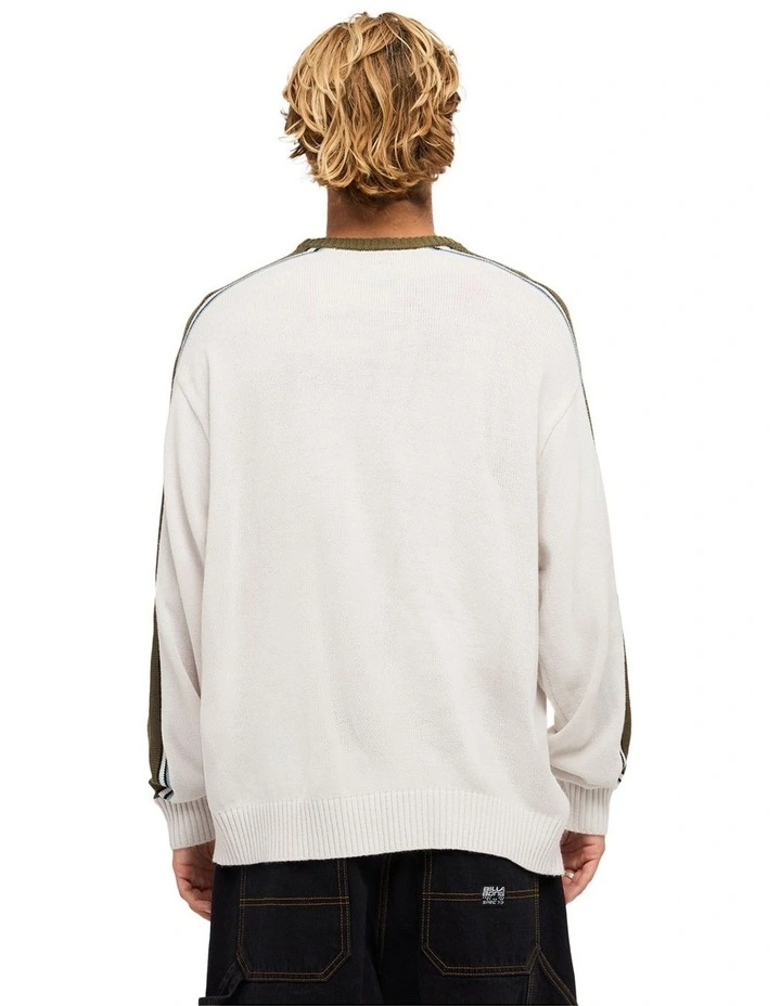Script Sweatshirt in Silver image 2