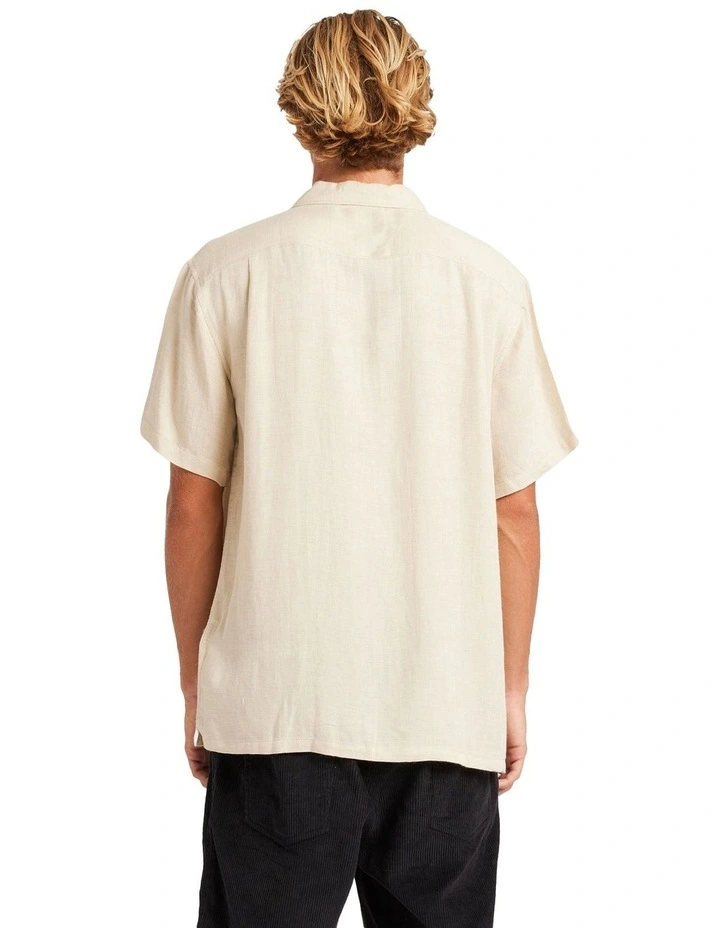 Ricardo Short Sleeve Shirt in Beige image 2
