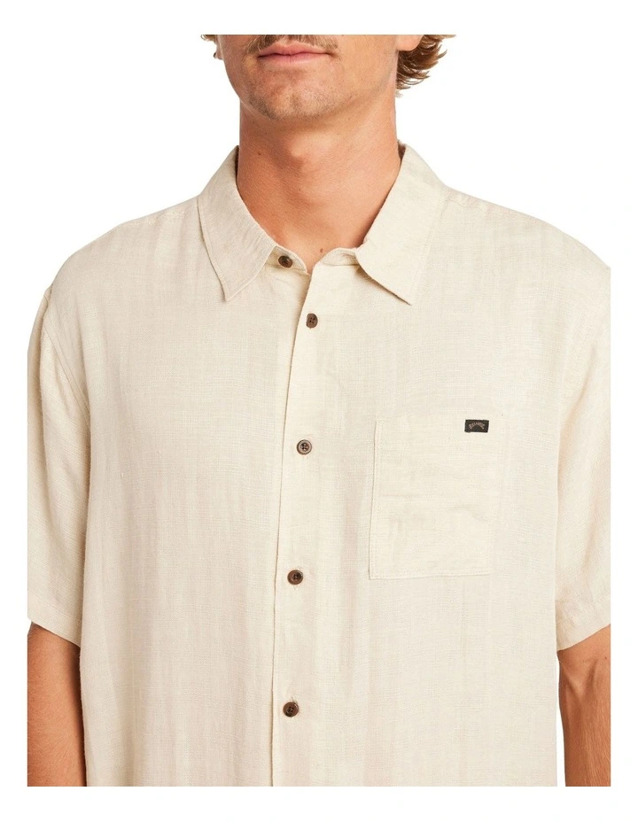 Ricardo Short Sleeve Shirt in Beige image 4