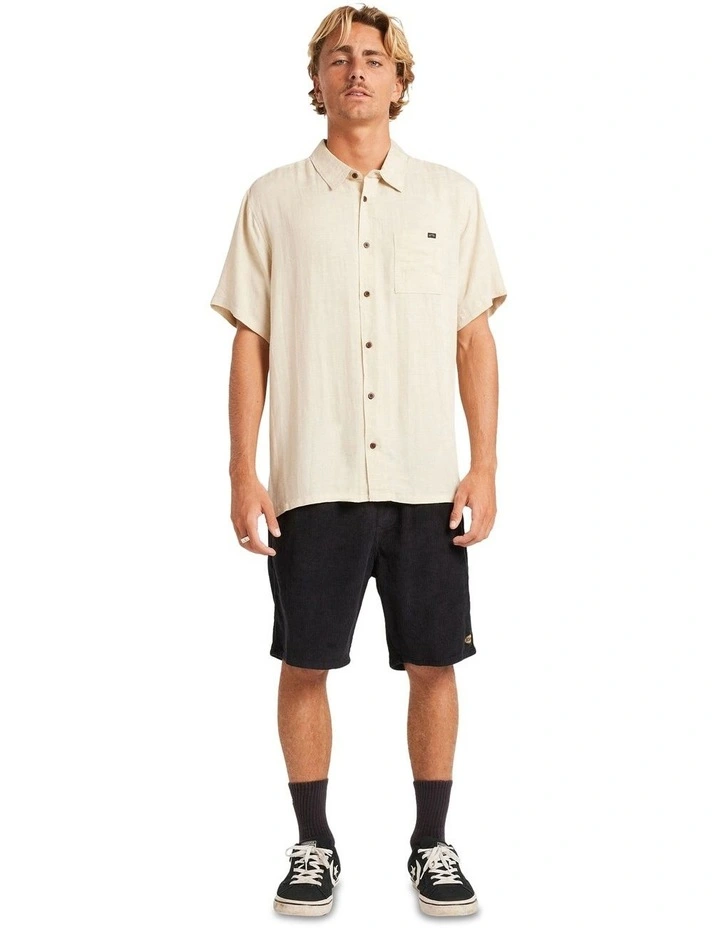 Ricardo Short Sleeve Shirt in Beige image 5