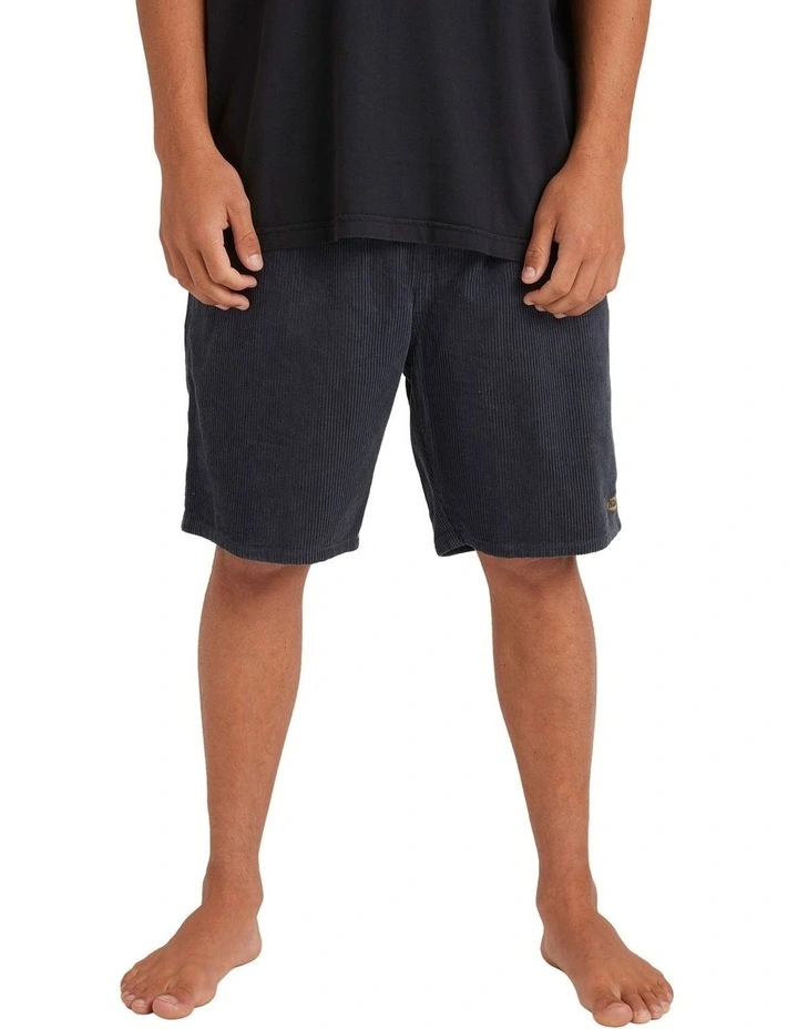 Larry Cord Wide Shorts in Blue image 1