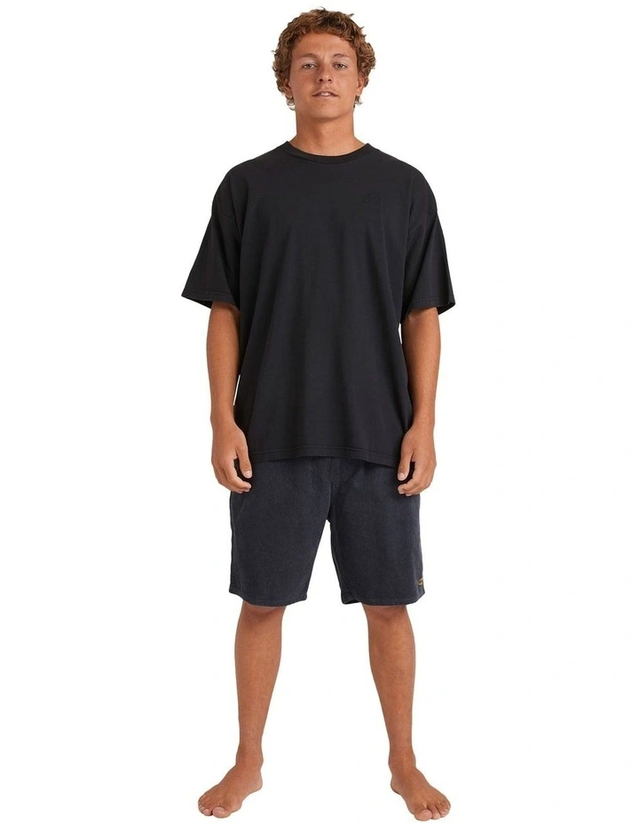 Larry Cord Wide Shorts in Blue image 5
