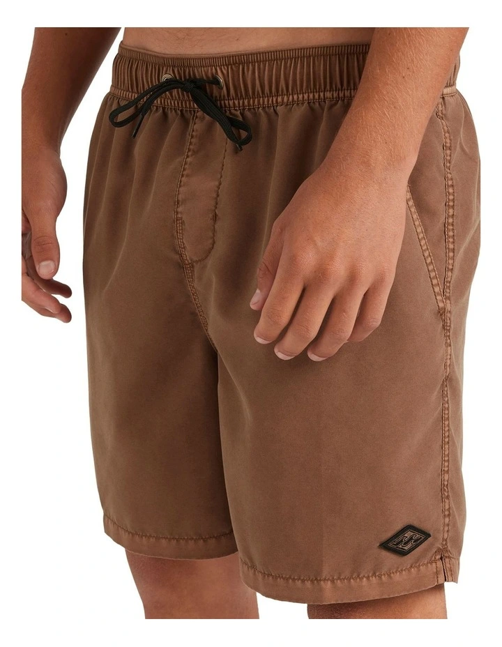 All Day Od Shorts in Brown image 4