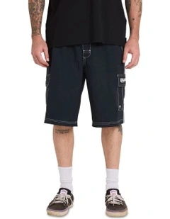 Throw On Shorts in Black