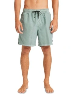 All Day Overdye Layback Boardshorts 17 Inch in Green