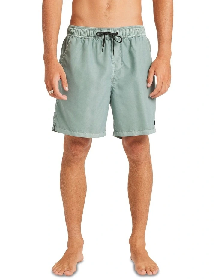 All Day Overdye Layback Boardshorts 17 Inch in Green image 1