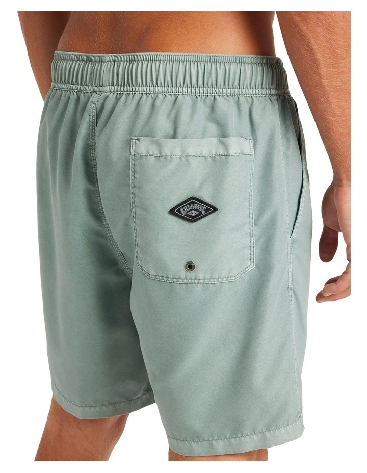 All Day Overdye Layback Boardshorts 17 Inch in Green image 4