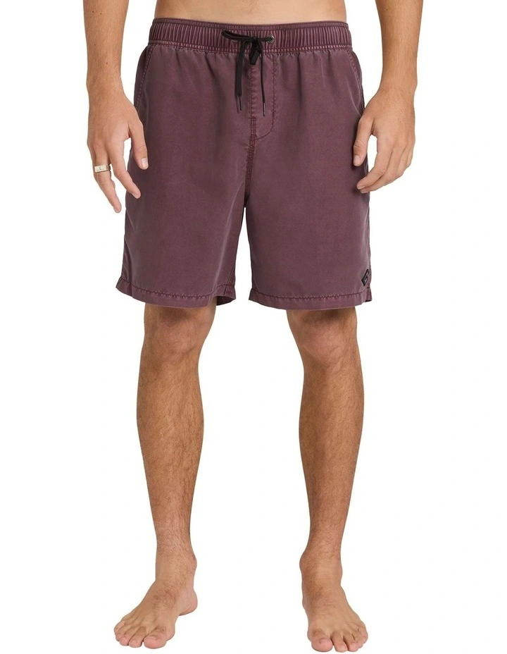 All Day Overdye Layback Boardshorts 17 Inch in Red image 1