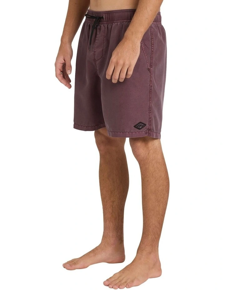 All Day Overdye Layback Boardshorts 17 Inch in Red image 3