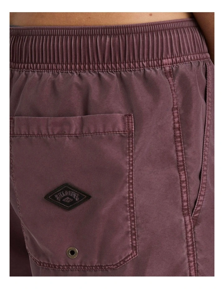 All Day Overdye Layback Boardshorts 17 Inch in Red image 4