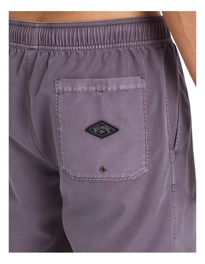 All Day Overdye Layback 17 Inch Boardshorts in Steel Purple image 4